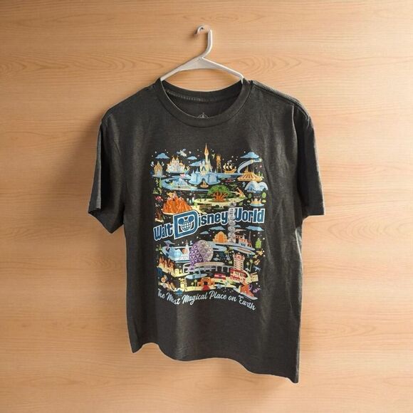 2024 Disney World Disney Parks WDW Icons Attractions Dated Shirt Reprint S NWT - Picture 1 of 5
